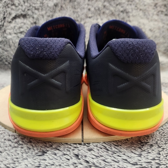 Nike Metcon 6 Royal Blue Coral Yellow Athletic Shoes Men's Size 13 - Picture 7 of 9